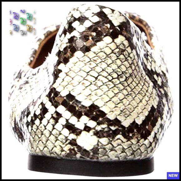 Slip-On Ballet Flats Comfortable Memory Foam Padded Insole Faux Leather Elegant - Picture 3 of 7